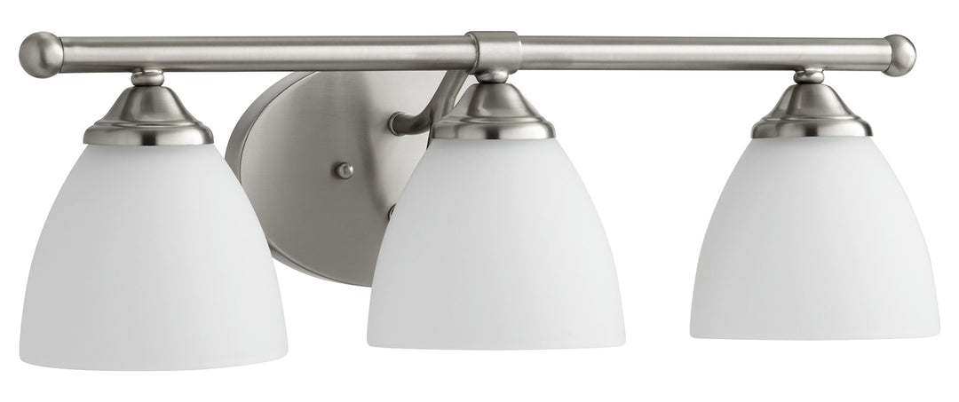 3Lt Vanity Nickel by Quorum