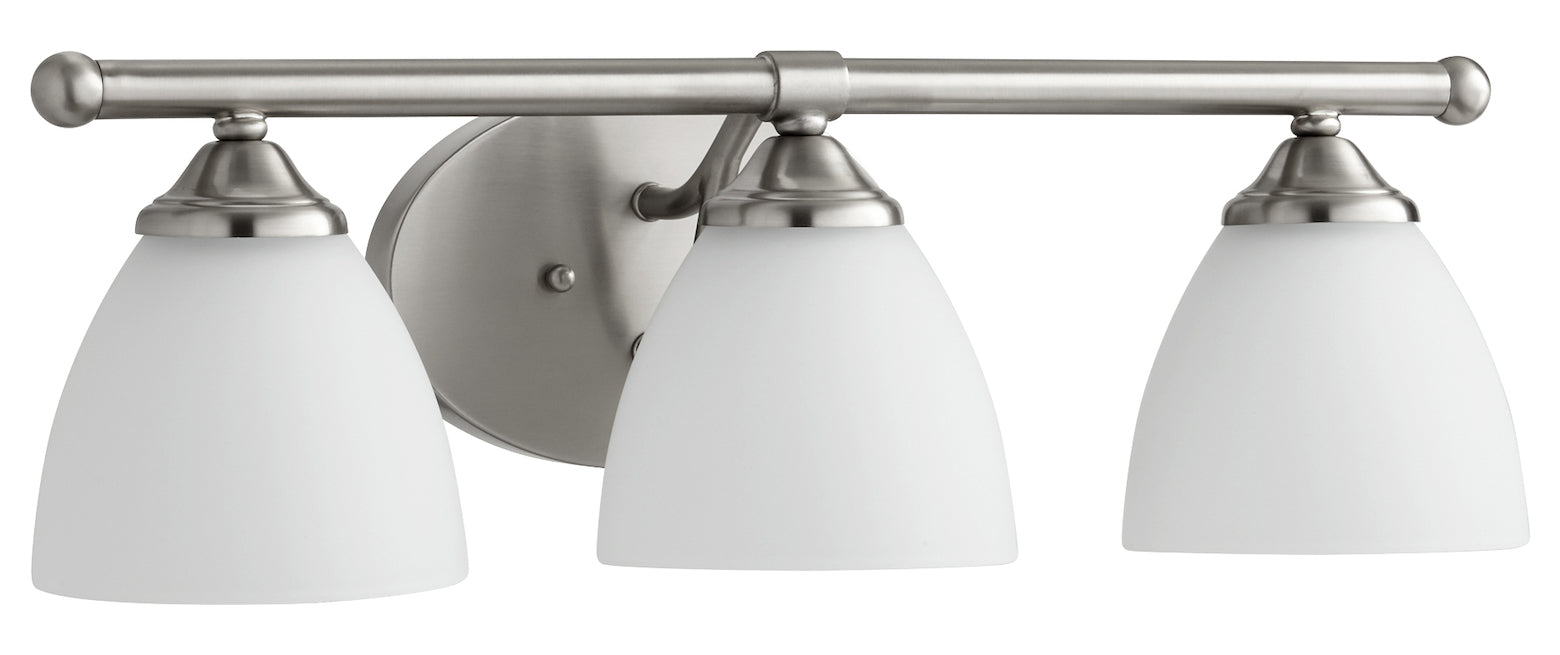 3Lt Vanity Nickel by Quorum
