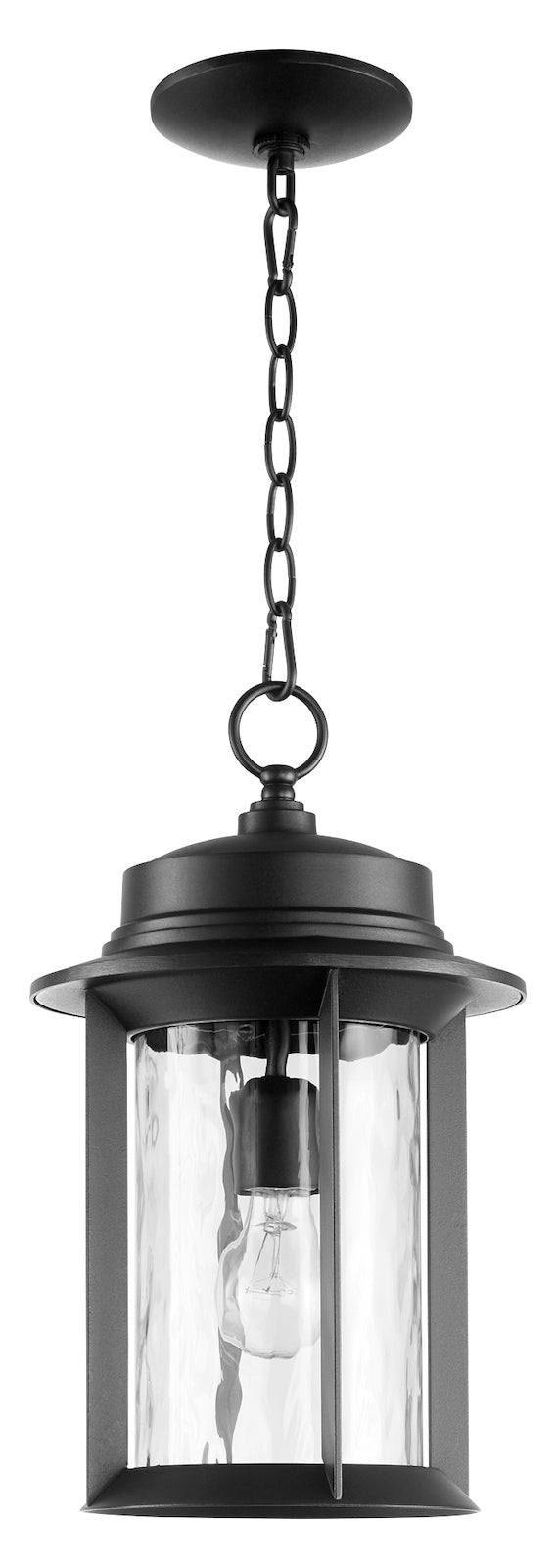 9In. Pend Black by Quorum