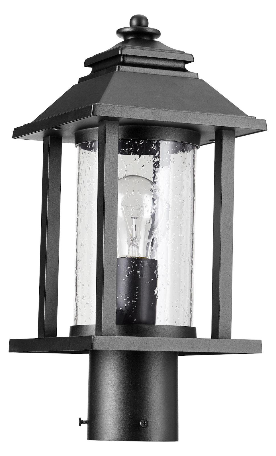 7In. Post Black by Quorum