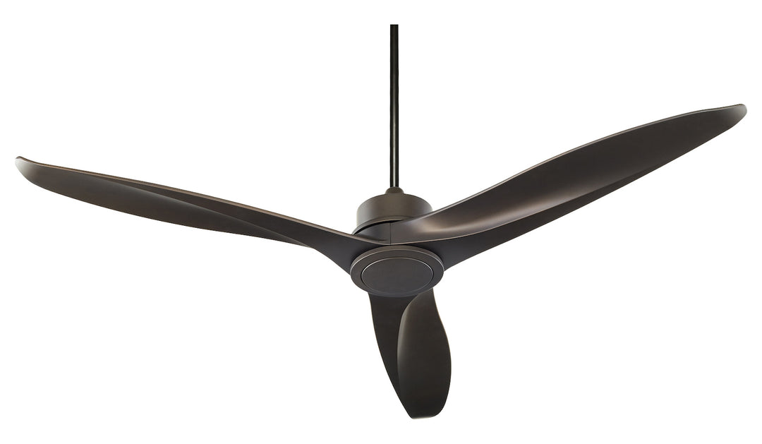 60In. 3Bl Fan Oiled Bronze by Quorum