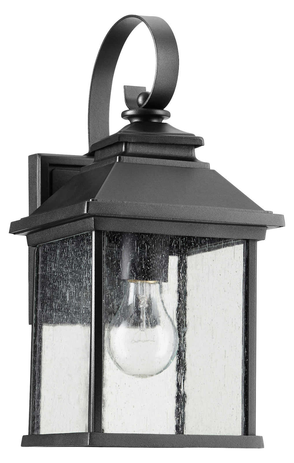 7In. Wall Lant Black by Quorum