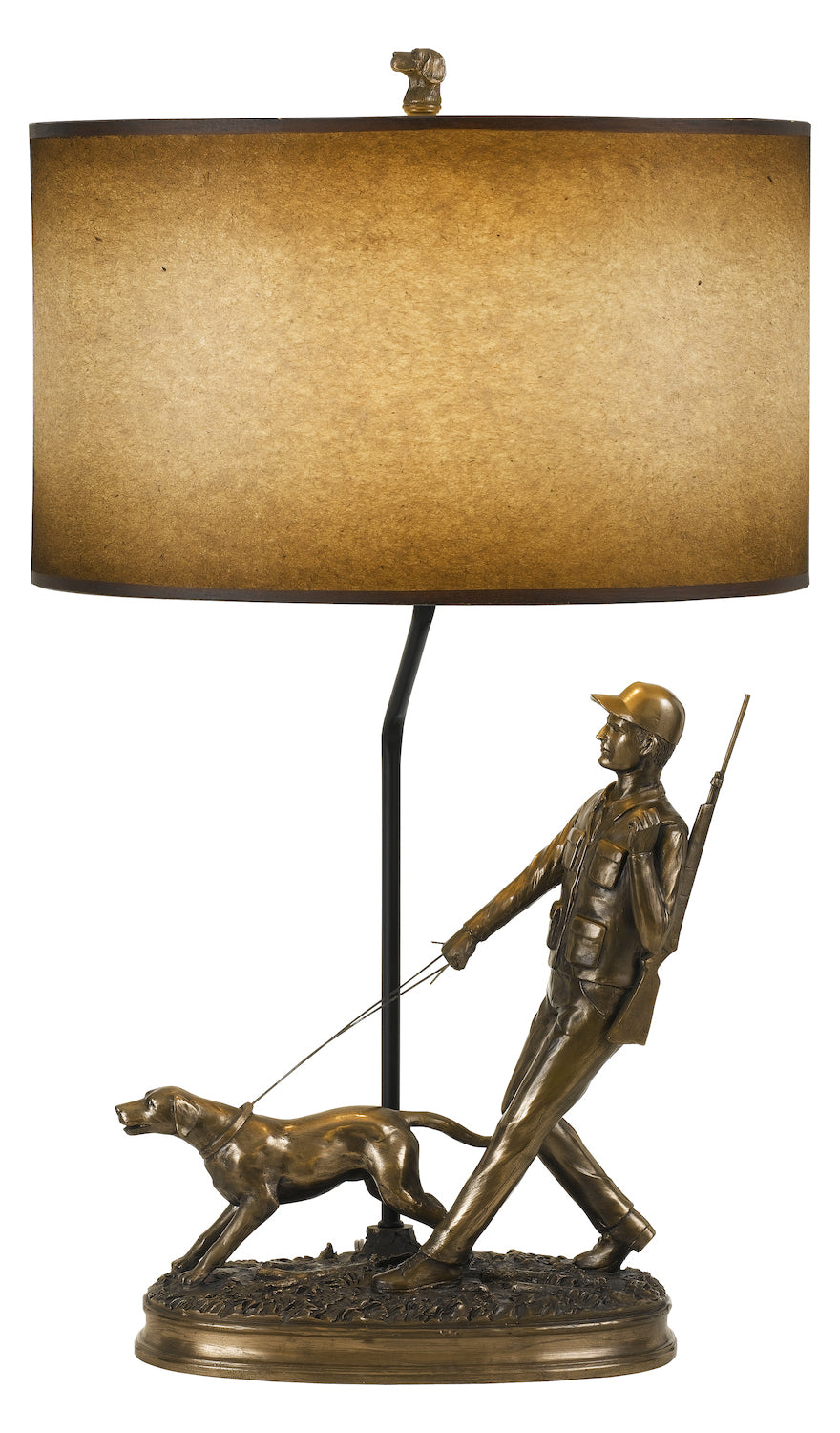 30.5In. Height Resin Table Lamp In Cast Bronze by CAL Lighting