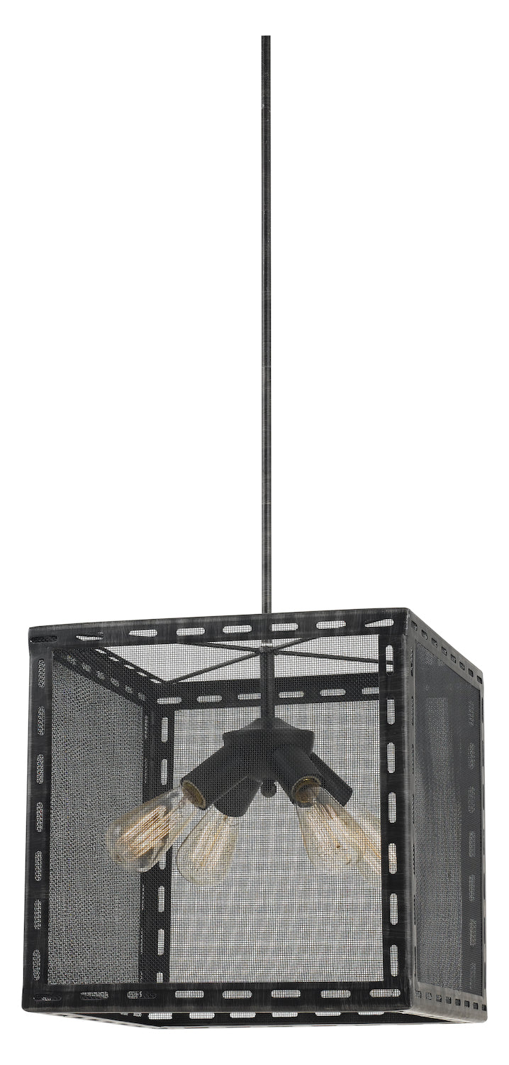 16In. Inch Tall Metal Chandelier In Iron Finish by CAL Lighting