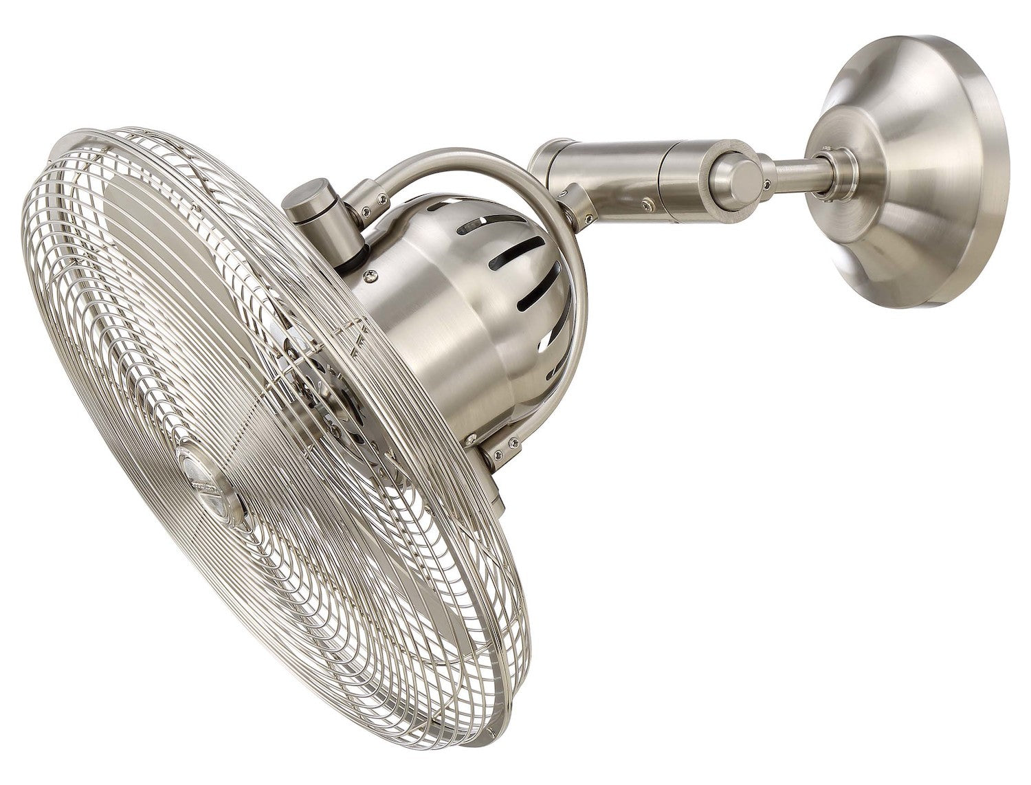 14in  in Brushed Polished Nickel w/ Brushed Polished Nickel Blades by Craftmade