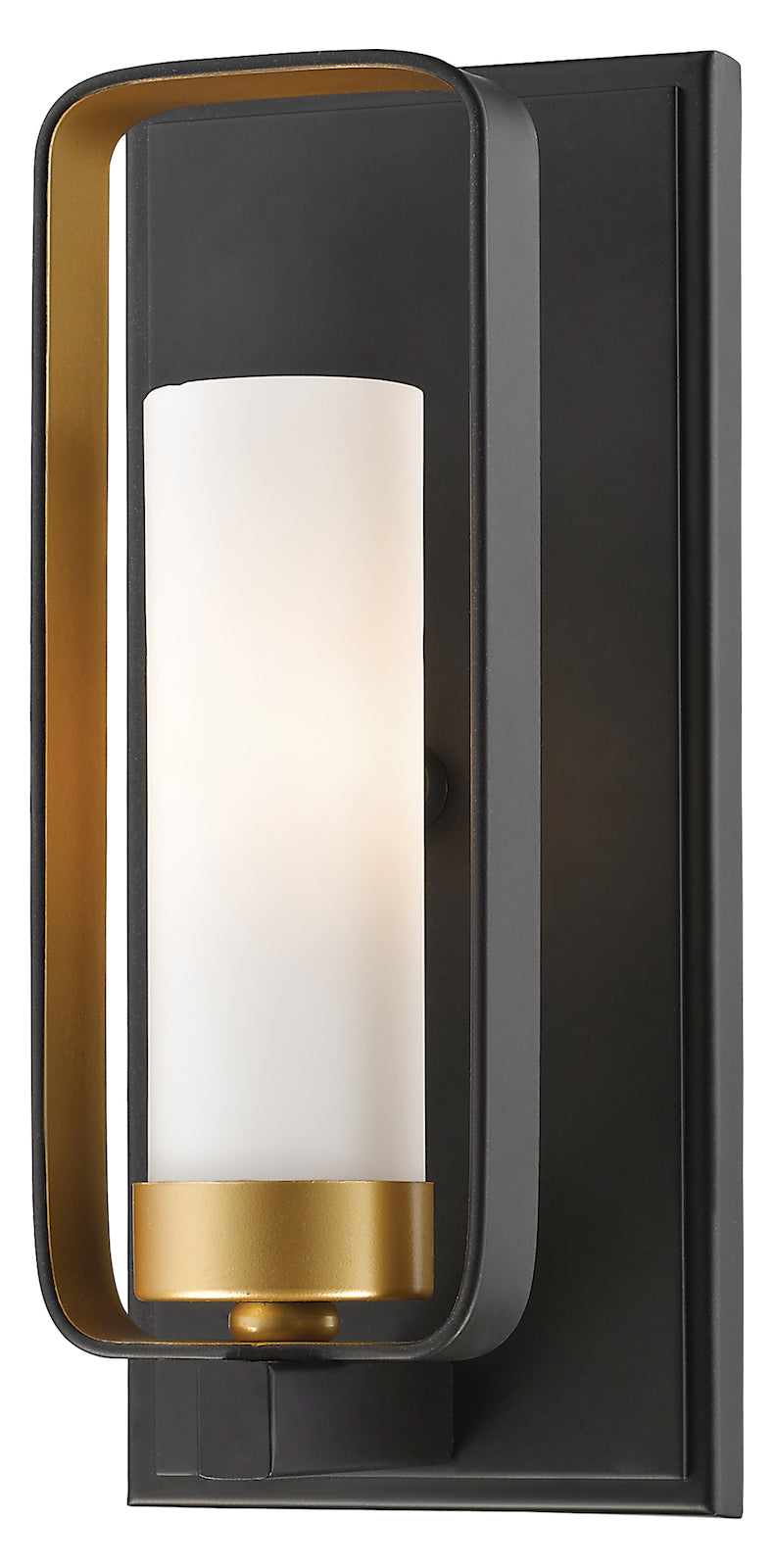Single Light 5in Wide ADA Compliant Wall Sconce with Frosted Glass Shade by Z-Lite