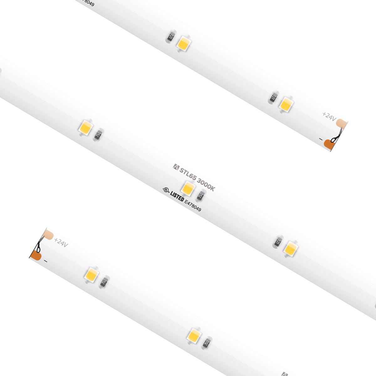 Standard Grade Trulux Ip 65 24 Volt 3000K16.4 Foot Roll With 3 Conkits 2.2 W by American Lighting