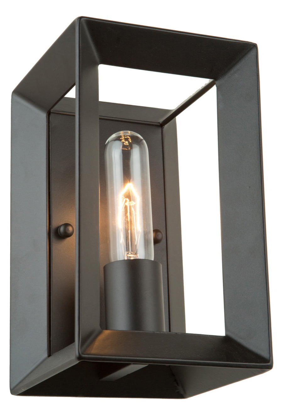 1 Light  Black & Chrome Pendant by Artcraft