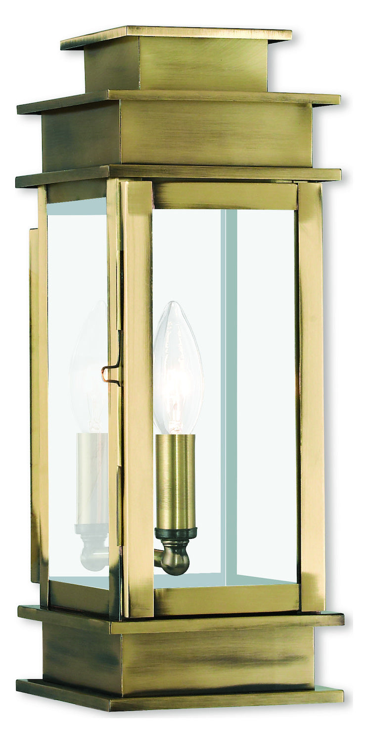 Antique Brass Wall Lantern by Livex Lighting