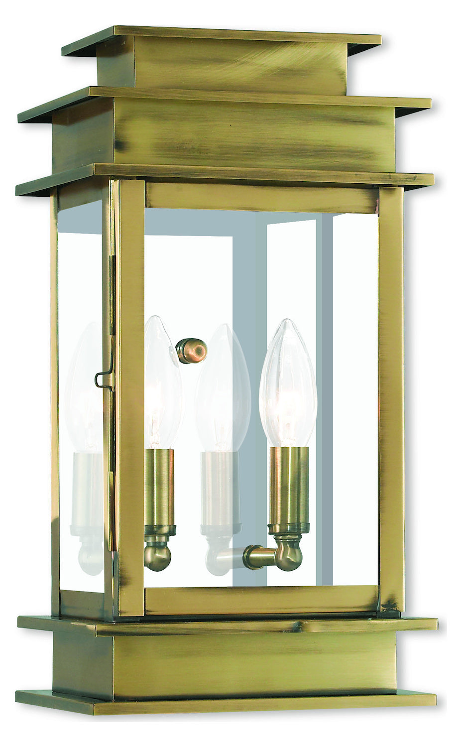 Antique Brass Wall Lantern by Livex Lighting