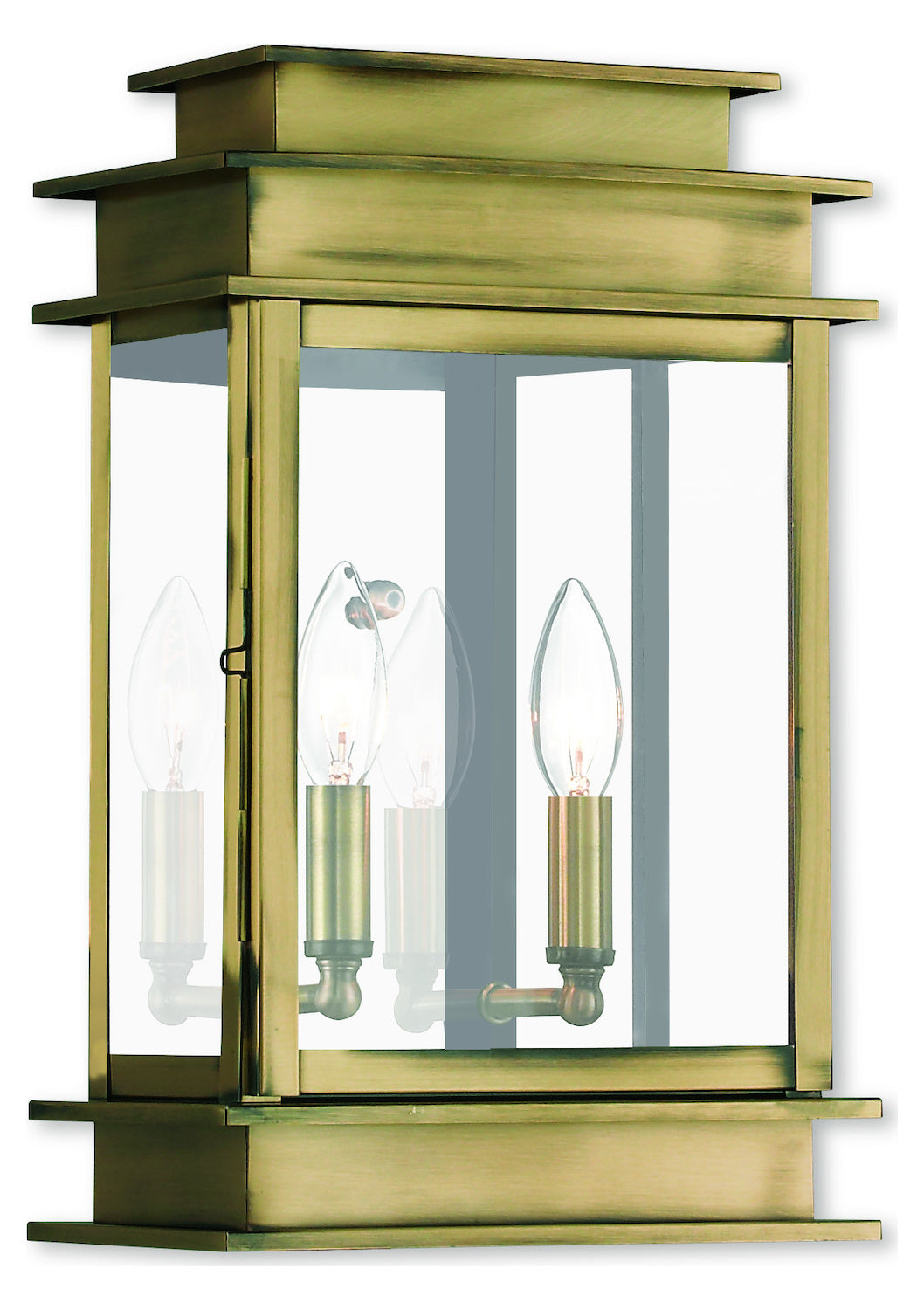 Antique Brass Wall Lantern by Livex Lighting