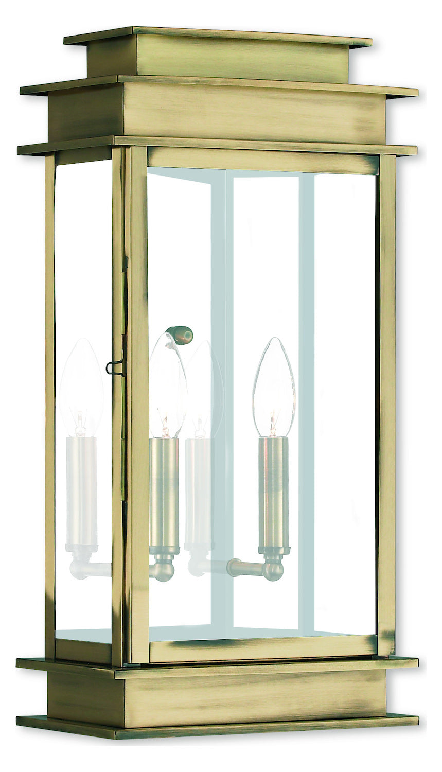 Antique Brass Wall Lantern by Livex Lighting