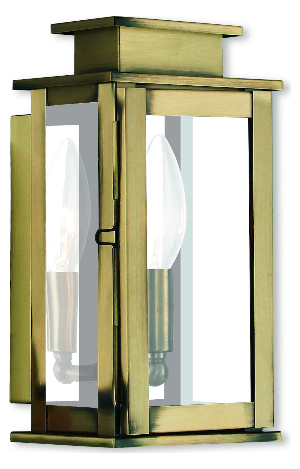 Antique Brass Wall Lantern by Livex Lighting
