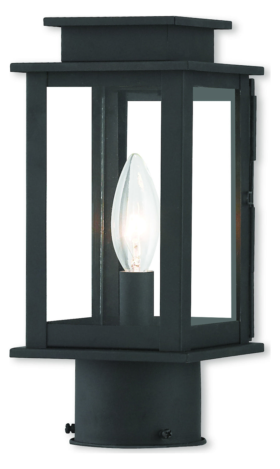 Black Post Lantern by Livex Lighting