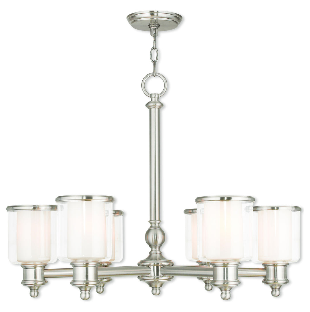 Brushed Nickel Chandelier by Livex Lighting