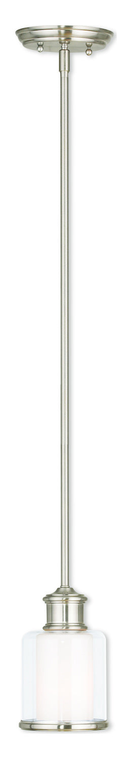 Brushed Nickel Mini Pendant by Livex Lighting