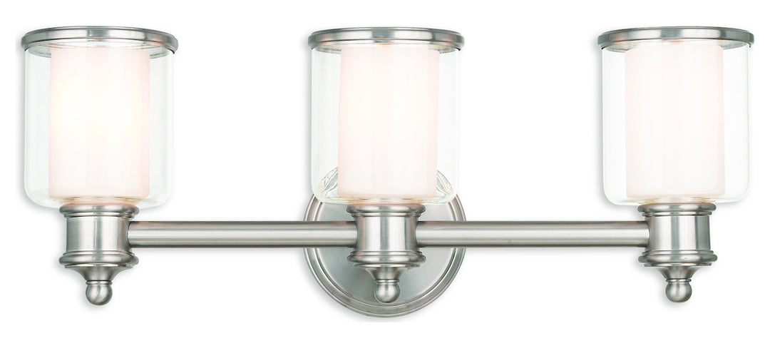 Brushed Nickel Bath Vanity by Livex Lighting