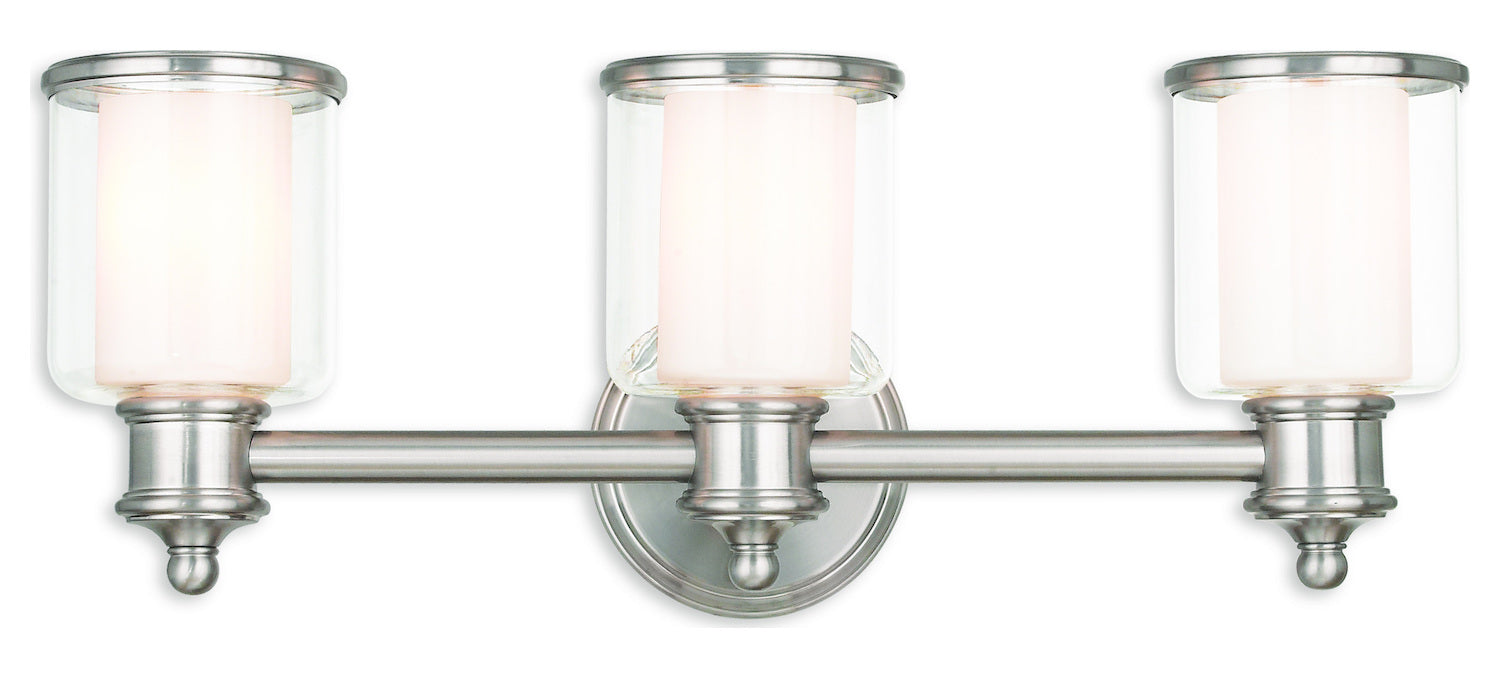 Brushed Nickel Bath Vanity by Livex Lighting