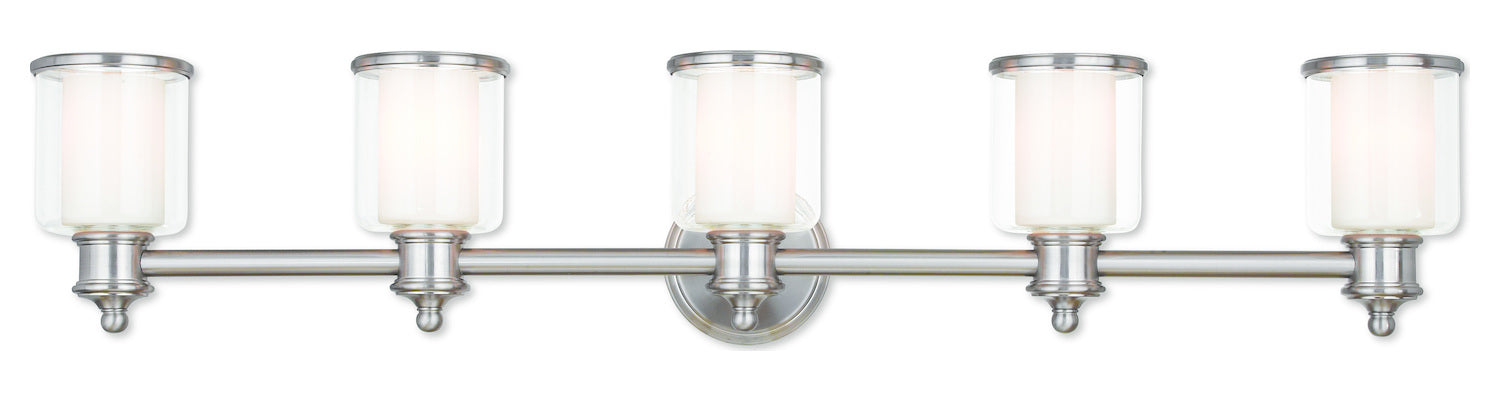 Brushed Nickel Bath Vanity by Livex Lighting