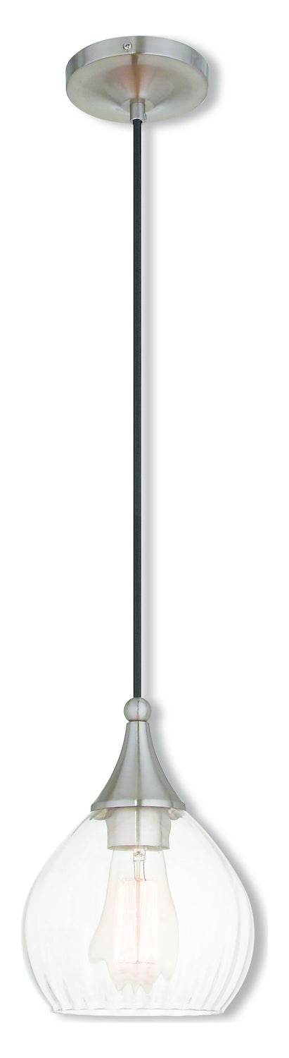 Brushed Nickel Mini Pendant by Livex Lighting