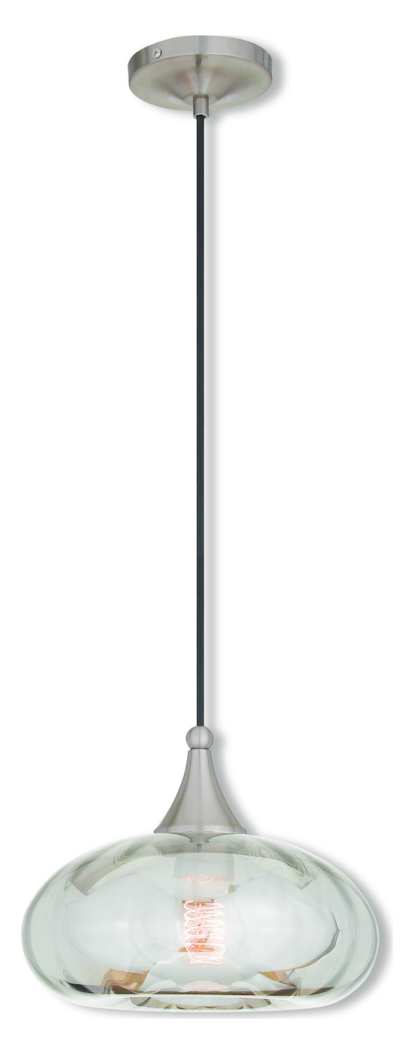 Brushed Nickel Mini Pendant by Livex Lighting