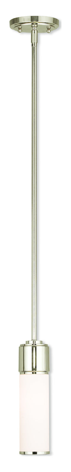 Polished Nickel Mini Pendant by Livex Lighting