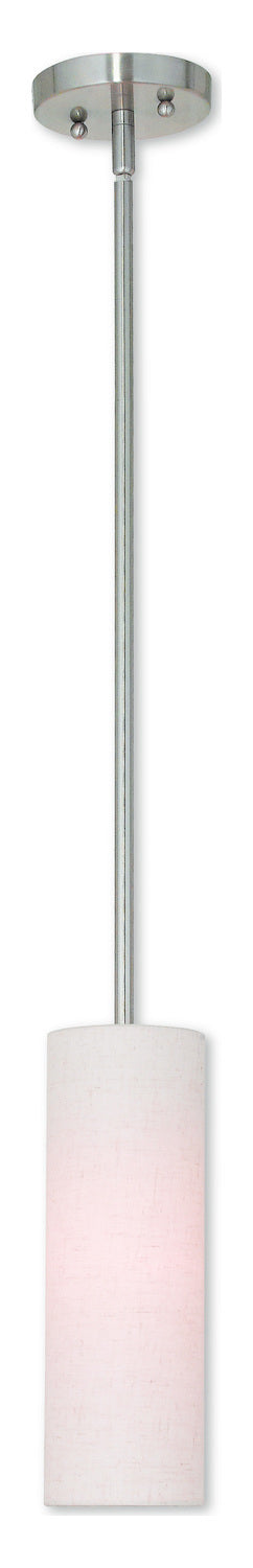 Brushed Nickel Mini Pendant by Livex Lighting