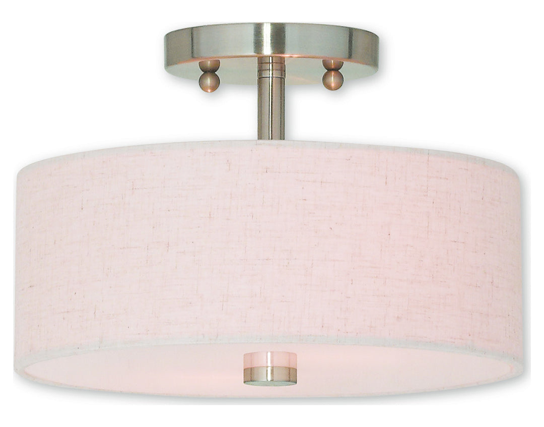 Brushed Nickel Ceiling Mount by Livex Lighting