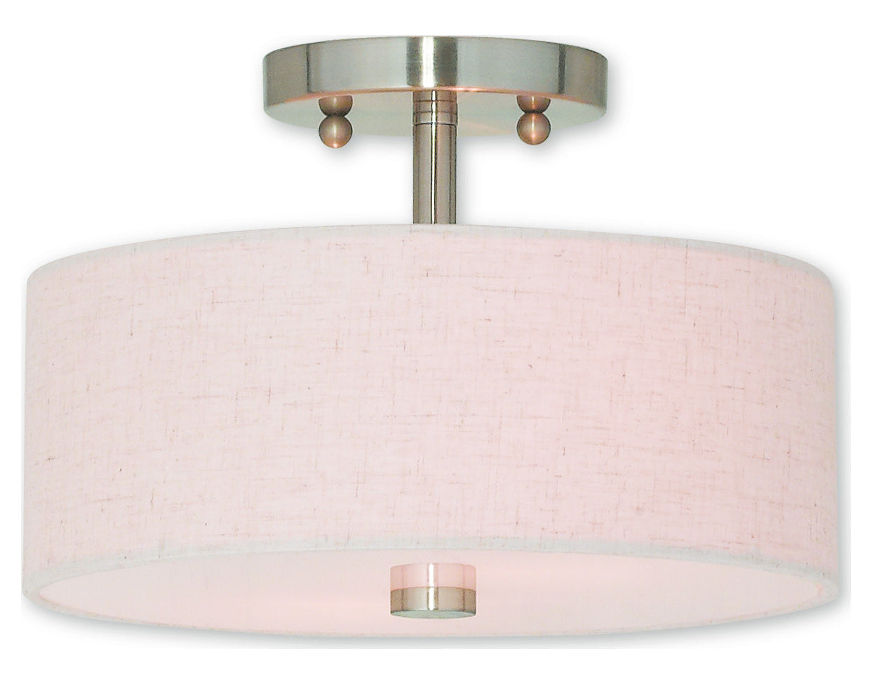 Brushed Nickel Ceiling Mount by Livex Lighting