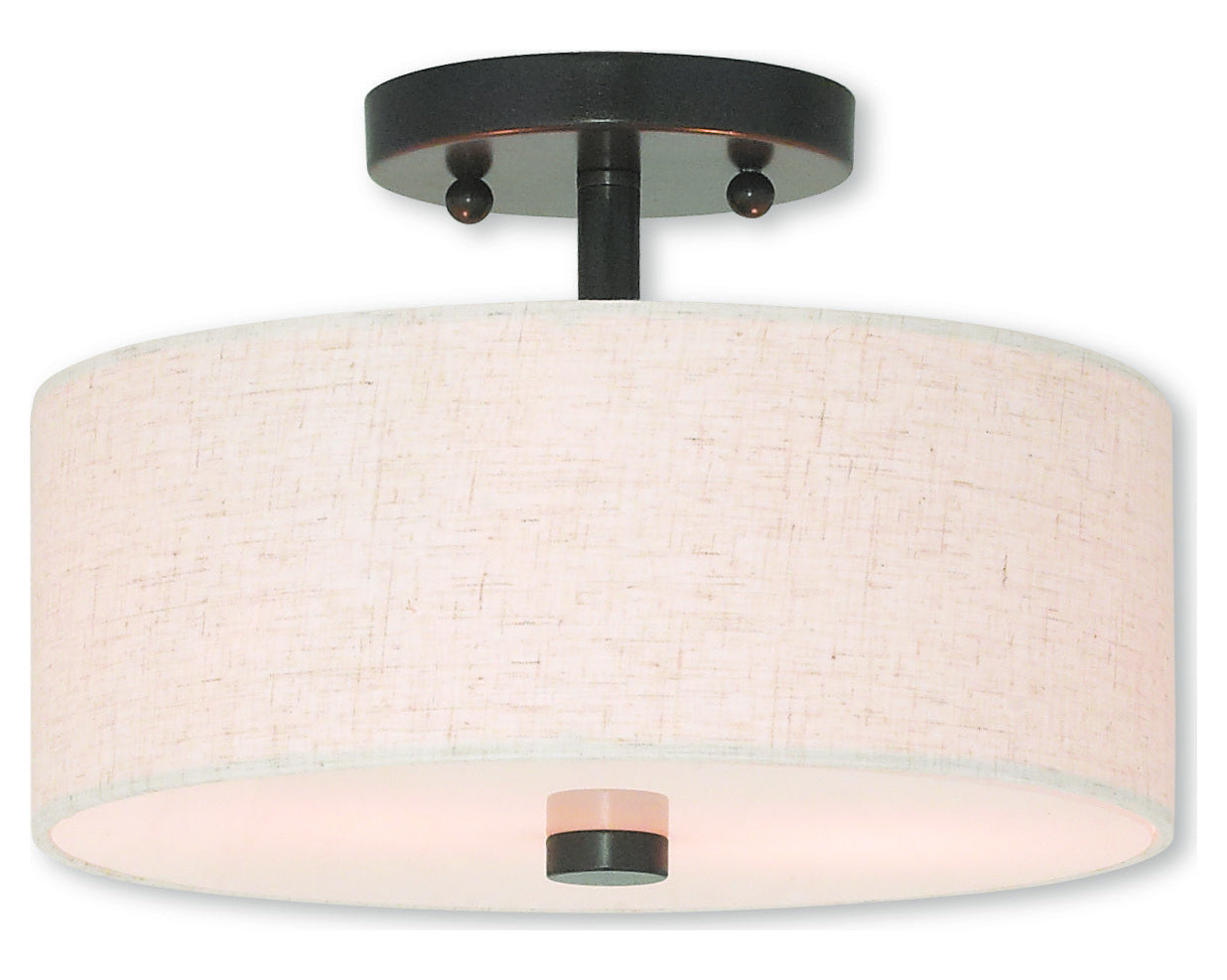 English Bronze Ceiling Mount by Livex Lighting