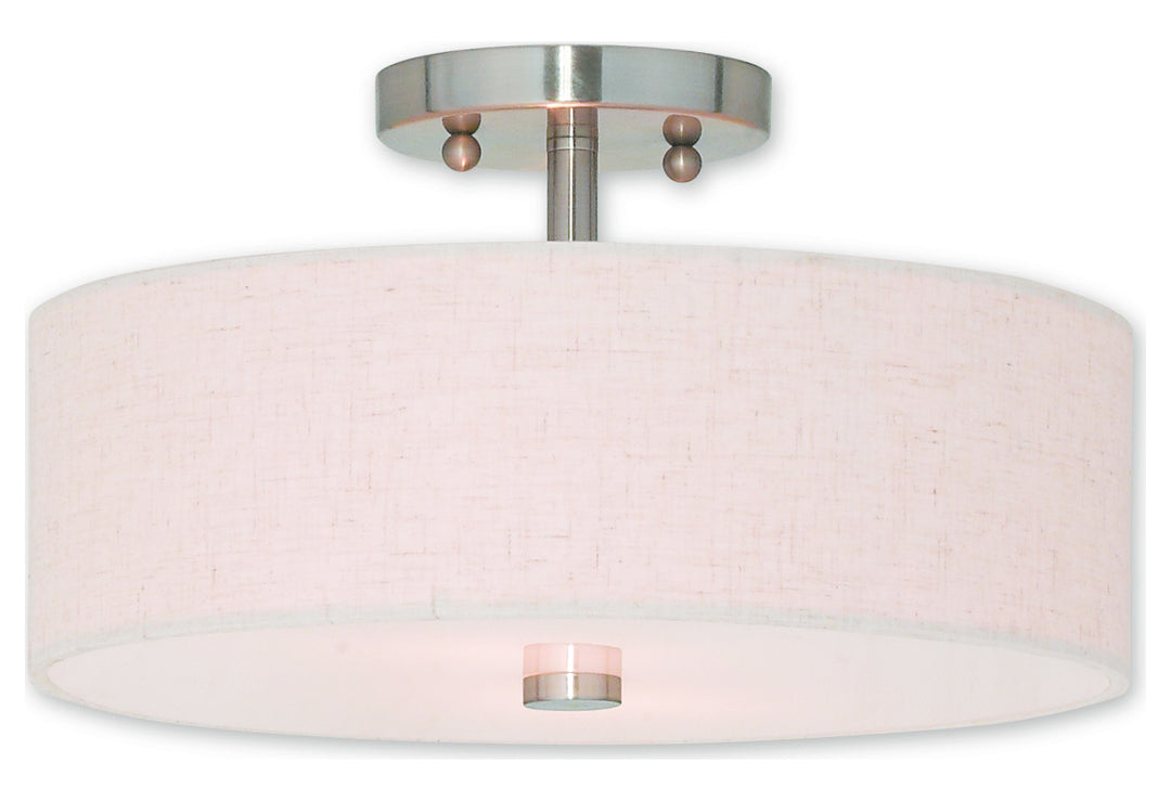 Brushed Nickel Ceiling Mount by Livex Lighting