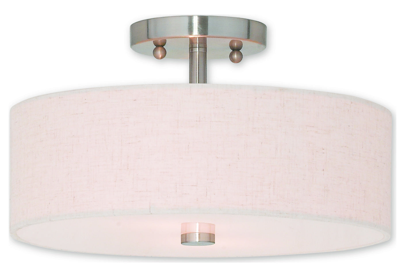Brushed Nickel Ceiling Mount by Livex Lighting