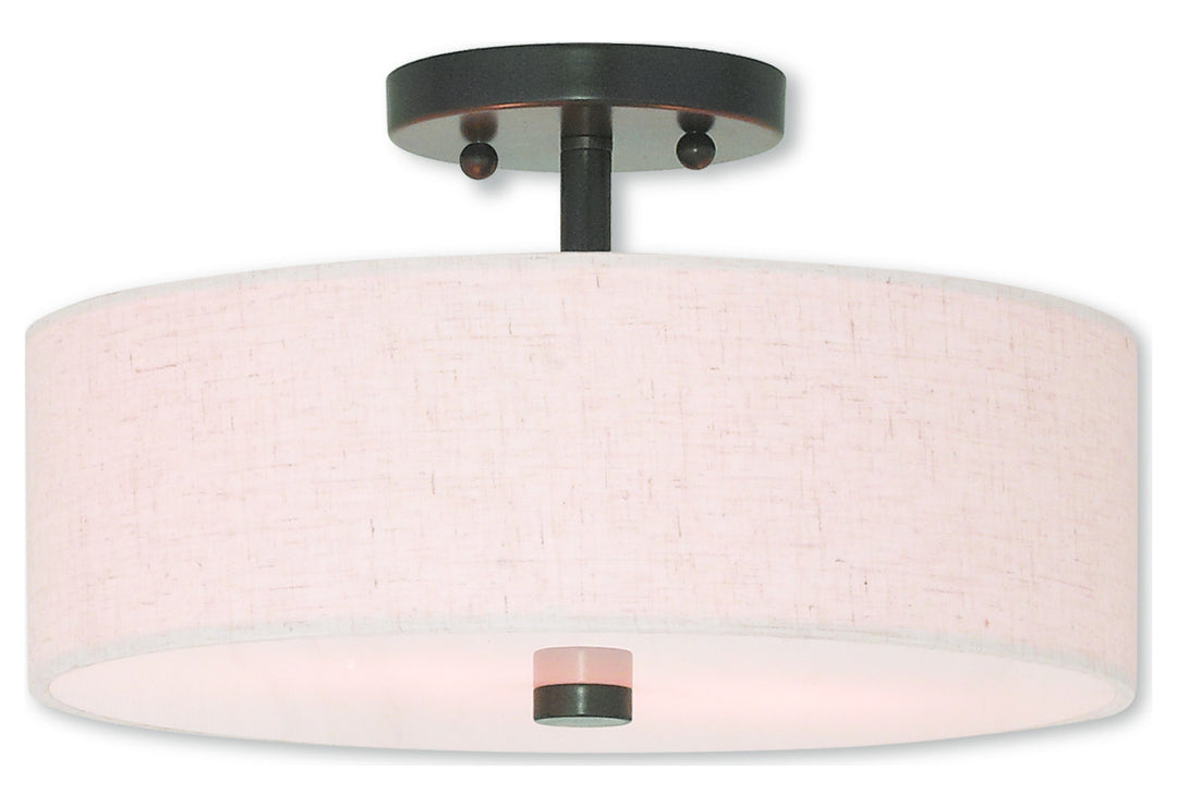 English Bronze Ceiling Mount by Livex Lighting