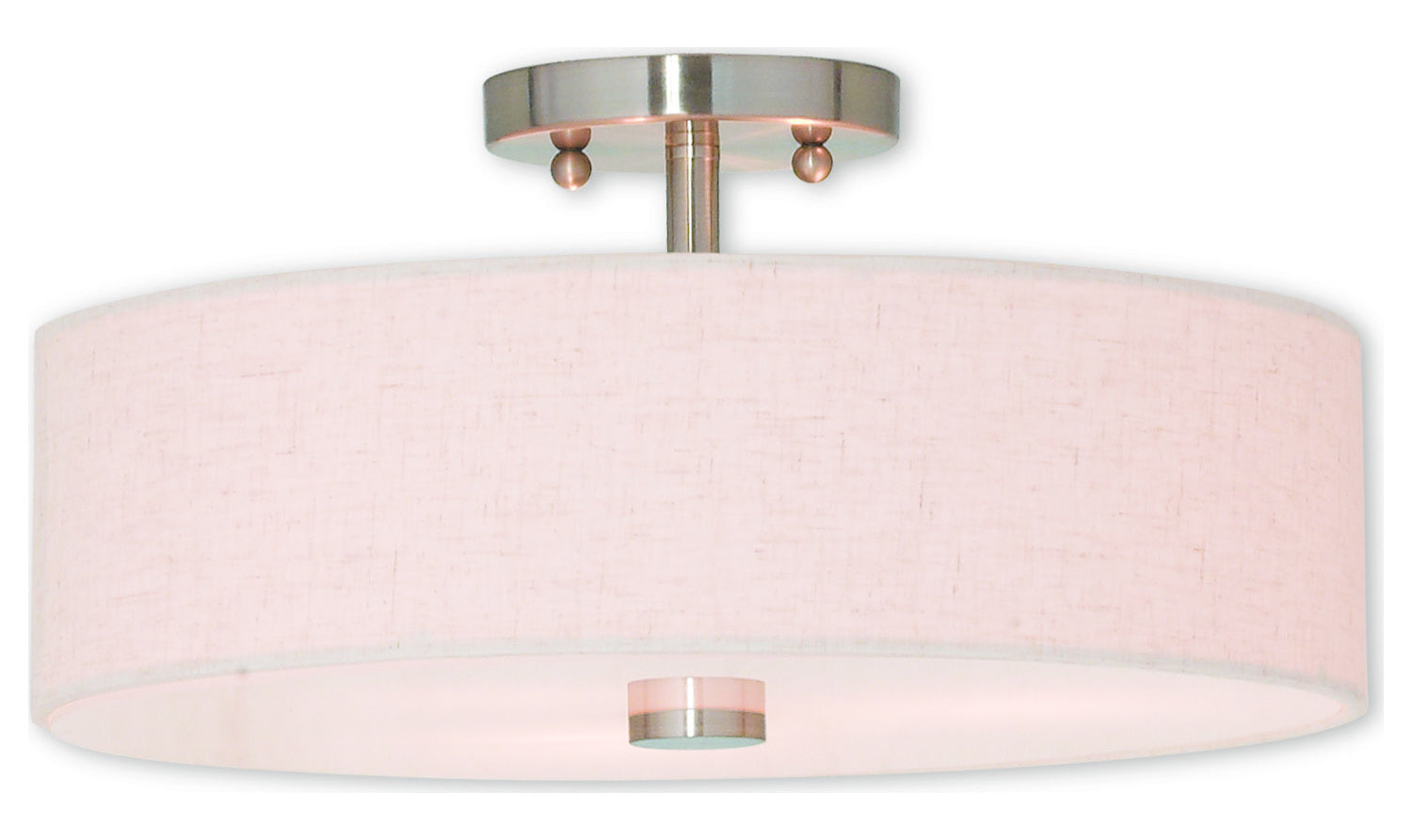 Brushed Nickel Ceiling Mount by Livex Lighting