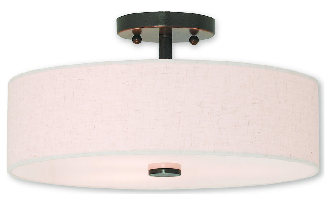 English Bronze Ceiling Mount by Livex Lighting