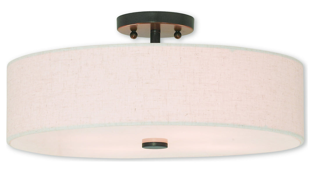 English Bronze Ceiling Mount by Livex Lighting