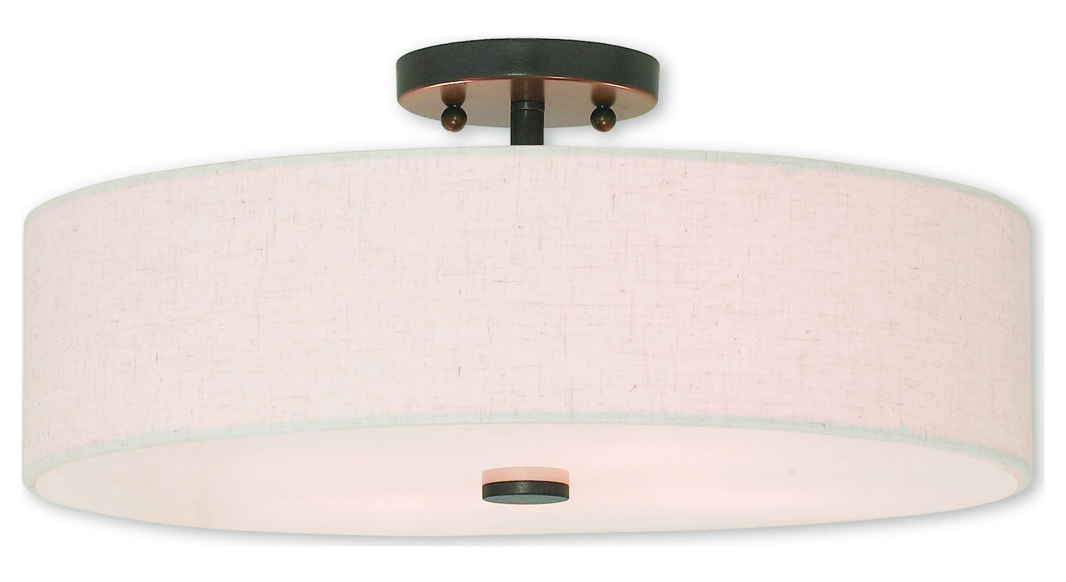 English Bronze Ceiling Mount by Livex Lighting