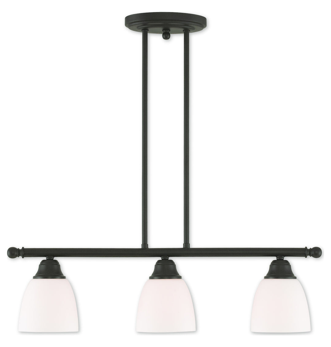 Bronze Linear Chandelier by Livex Lighting