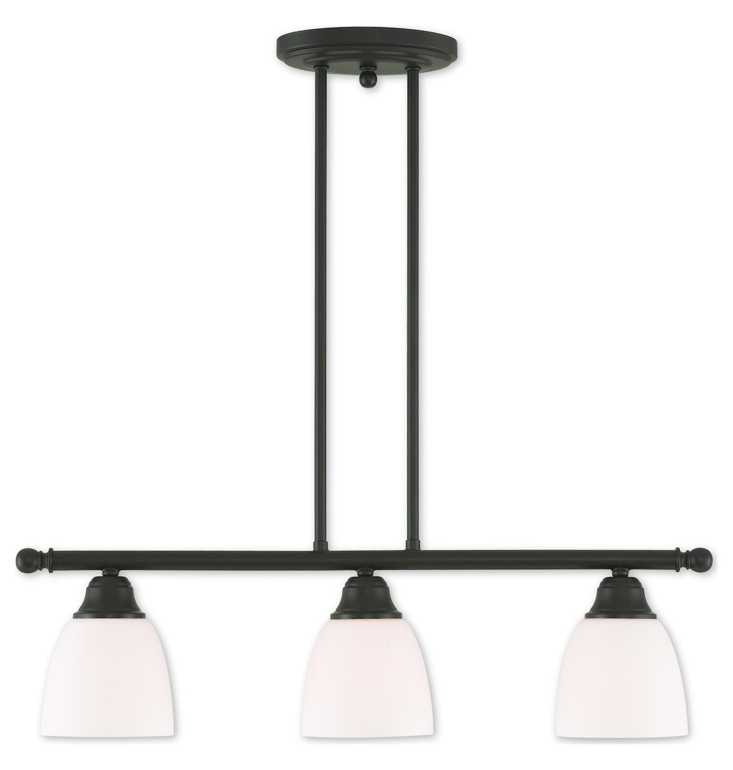 Bronze Linear Chandelier by Livex Lighting