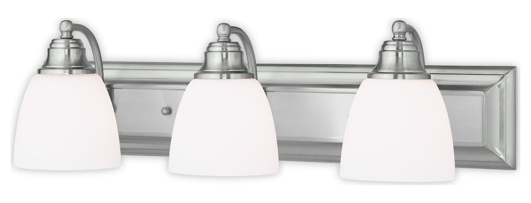 Brushed Nickel Bath Vanity by Livex Lighting