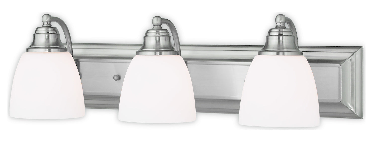 Brushed Nickel Bath Vanity by Livex Lighting