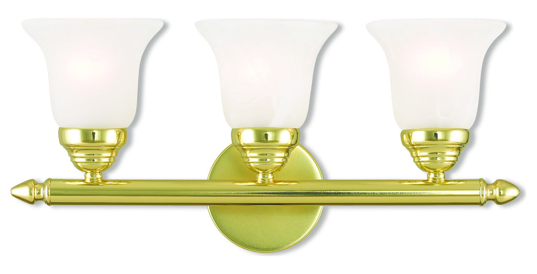 Polished Brass Bath Vanity by Livex Lighting