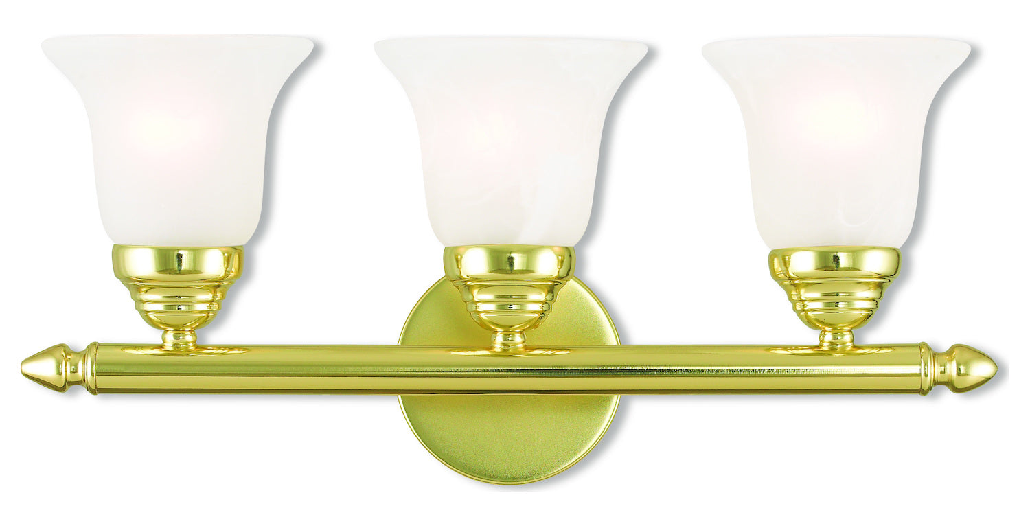 Polished Brass Bath Vanity by Livex Lighting
