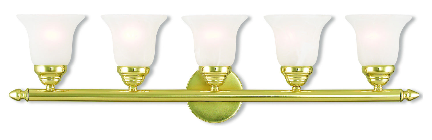 Polished Brass Bath Vanity by Livex Lighting