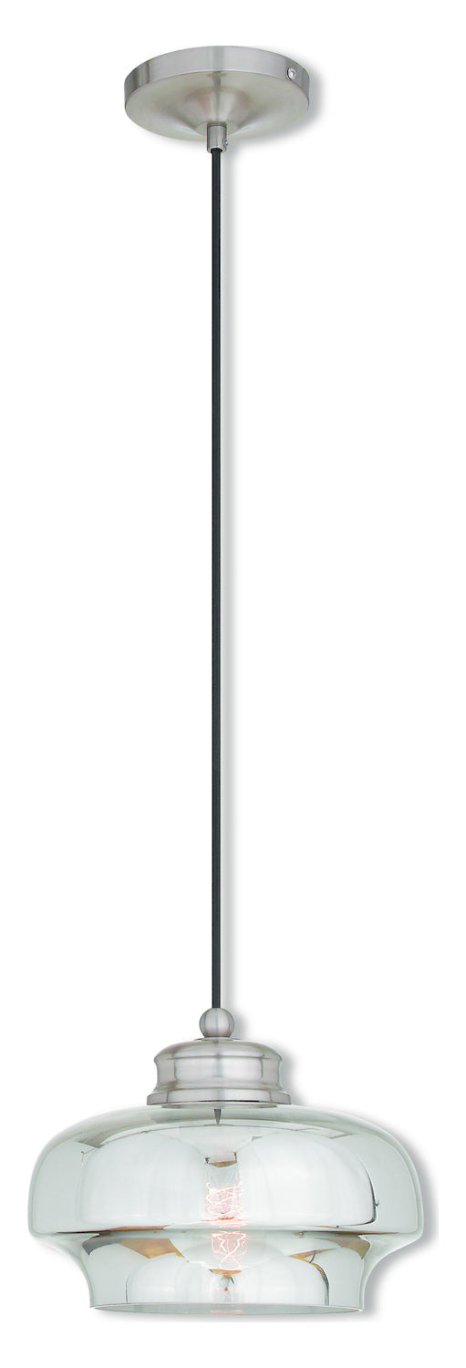 Brushed Nickel Mini Pendant by Livex Lighting