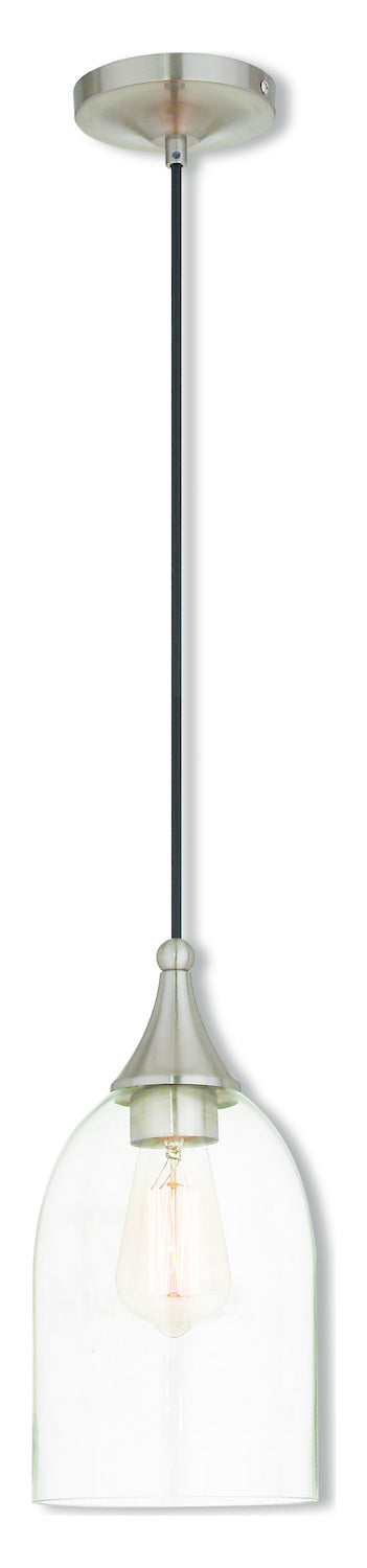 Brushed Nickel Mini Pendant by Livex Lighting