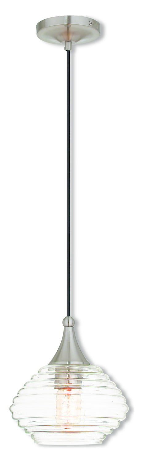 Brushed Nickel Mini Pendant by Livex Lighting