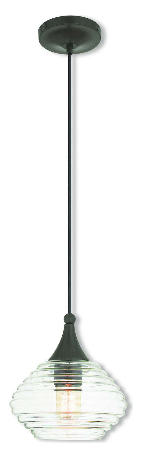 English Bronze Mini Pendant by Livex Lighting