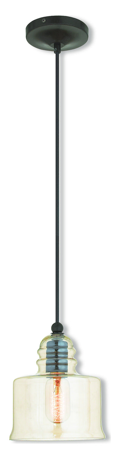 English Bronze Mini Pendant by Livex Lighting