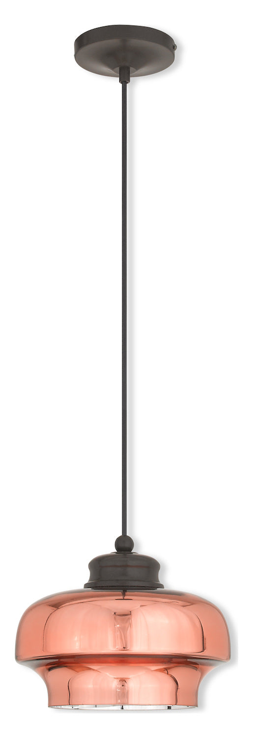 English Bronze Mini Pendant by Livex Lighting